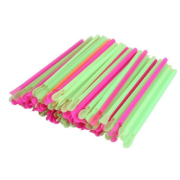 50pcs multicolour spoon straw disposable spoon plastic drinking straw party ice milk shake bar snow cone candy
50pcs multicolour spoon straw disposable spoon plastic drinking straw party ice milk shake bar snow cone candy