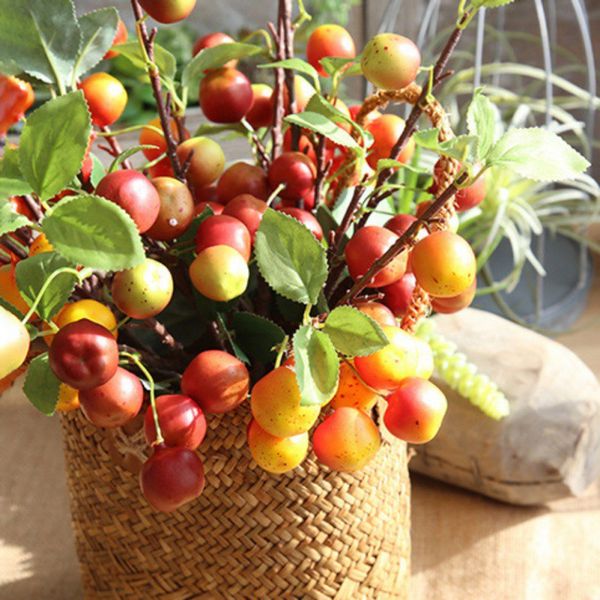 44.5cm artificial flower simulation apple branch hand bouquet 1pcs artificial flower for wedding party decorations
44.5cm artificial flower simulation apple branch hand bouquet 1pcs artificial flower for wedding party decorations
