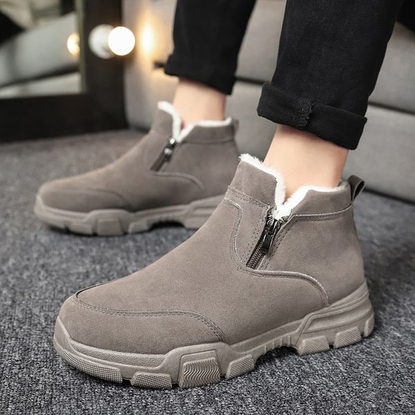 winter warm snow boots men's boots, fashionable wild men's shoes, warm and comfortable winter boots male comfortable shoe, Black
winter warm snow boots men's boots, fashionable wild men's shoes, warm and comfortable winter boots male comfortable shoe, Black