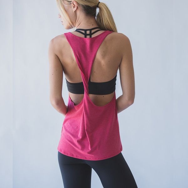 women's workout tank perfect yoga for female quick dry running tee fitness apparel sports vest g-353, White;red
women's workout tank perfect yoga for female quick dry running tee fitness apparel sports vest g-353, White;red