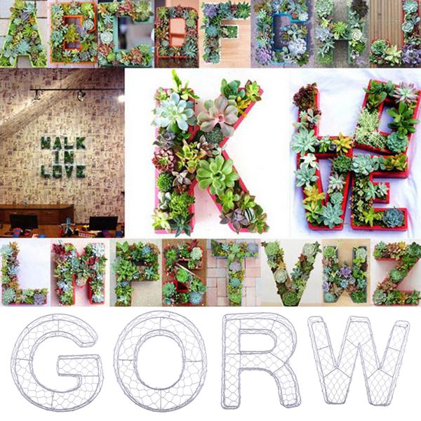 pack of 4 alphabet g r o w shape iron wire frame succulent pot rack wedding garden decor
pack of 4 alphabet g r o w shape iron wire frame succulent pot rack wedding garden decor