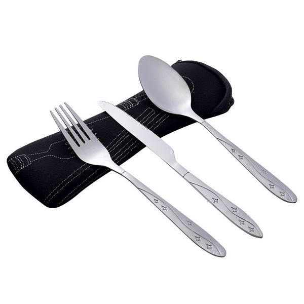 3pcs western dinnerware set stainless steel knifes fork spoon family travel camping cutlery eyeful kitchen tools #3m01 dinnerware sets
3pcs western dinnerware set stainless steel knifes fork spoon family travel camping cutlery eyeful kitchen tools #3m01 dinnerware sets