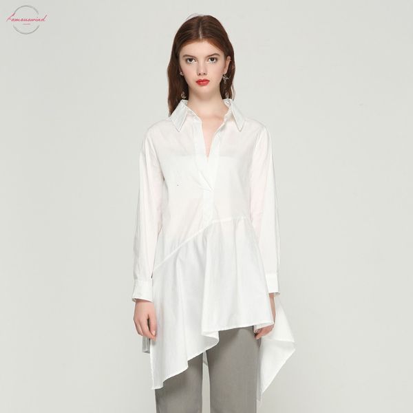 women la192 irregular full cotton white blouse long pleated asymmetrical long sleeve elegant shirts casual blusas
women la192 irregular full cotton white blouse long pleated asymmetrical long sleeve elegant shirts casual blusas