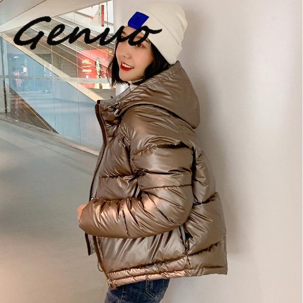 genuo 2019 новое прибытие зимы женщин куртки сияющий ткань хлопок проложенный теплый сгущает короткое пальто с капюшоном мода parka, Tan;black
genuo 2019 новое прибытие зимы женщин куртки сияющий ткань хлопок проложенный теплый сгущает короткое пальто с капюшоном мода parka, Tan;black
