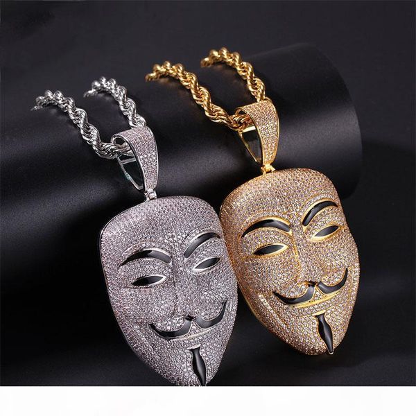 американский фильм v для vendetta символов маска глава циркон камень ожерелье мужские iced out подвеска золото латунь hiphop ювелирных издел, Silver
американский фильм v для vendetta символов маска глава циркон камень ожерелье мужские iced out подвеска золото латунь hiphop ювелирных издел, Silver