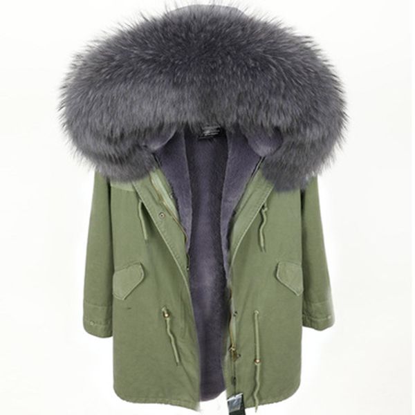 2019 fashion winter jacket men real fur coat natural raccoon fur collar faux liner army green long parka warm streetwear, Black
2019 fashion winter jacket men real fur coat natural raccoon fur collar faux liner army green long parka warm streetwear, Black