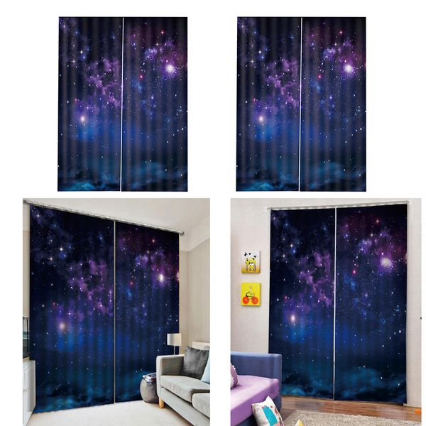 set of 2 room darkening blackout curtains 3d effect print shining star curtain bedroom window drapes,55x39inch
set of 2 room darkening blackout curtains 3d effect print shining star curtain bedroom window drapes,55x39inch