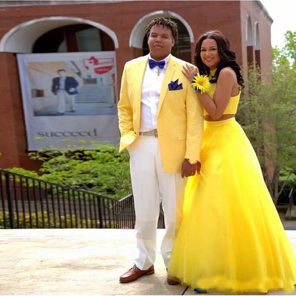 eye catching yellow prom dresses two pieces lace tulle skirt long a line 2019 fashion evening party gowns plus size customize, Black
eye catching yellow prom dresses two pieces lace tulle skirt long a line 2019 fashion evening party gowns plus size customize, Black