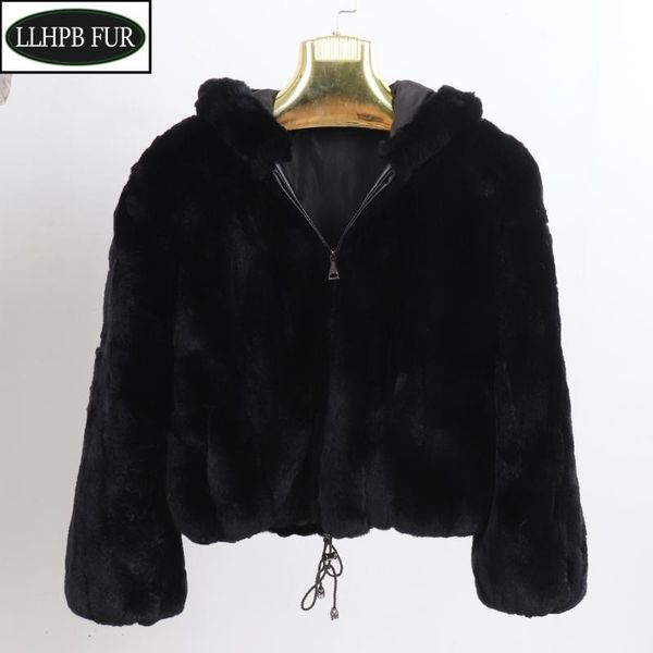 2020 new women winter warm soft real rex fur hooded coat rex fur short jacket real hood overcoat, Black
2020 new women winter warm soft real rex fur hooded coat rex fur short jacket real hood overcoat, Black