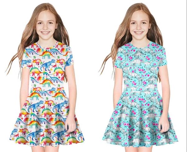 sky blue dresses floral dinosaur girls summer dress vestidos de fiesta de noche short sleeve polyester mini dress, Red;yellow
sky blue dresses floral dinosaur girls summer dress vestidos de fiesta de noche short sleeve polyester mini dress, Red;yellow