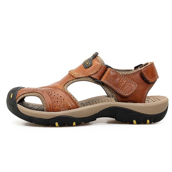 2020 new foreign trade baotou sandals mens sandals lightweight sandals mens leather foreign trade large size, Black
2020 new foreign trade baotou sandals mens sandals lightweight sandals mens leather foreign trade large size, Black
