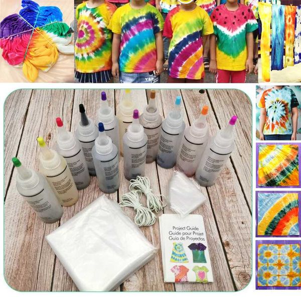 5/12/18 bottles tulip permanent one step tie dye set diy kits for fabric textile craft arts clothes for solo projects dyes paint, Black
5/12/18 bottles tulip permanent one step tie dye set diy kits for fabric textile craft arts clothes for solo projects dyes paint, Black