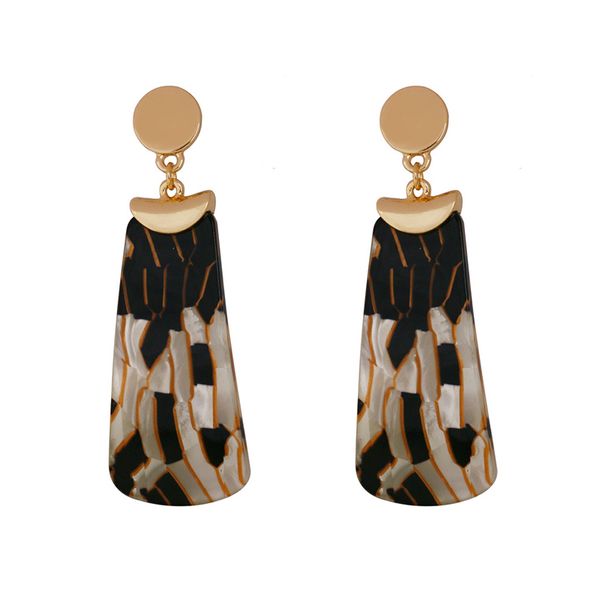 srcoi geometric leopard print acrylic long earrings hyperbole bohemian texture resin tortoiseshell square earrings women's gift, Silver
srcoi geometric leopard print acrylic long earrings hyperbole bohemian texture resin tortoiseshell square earrings women's gift, Silver