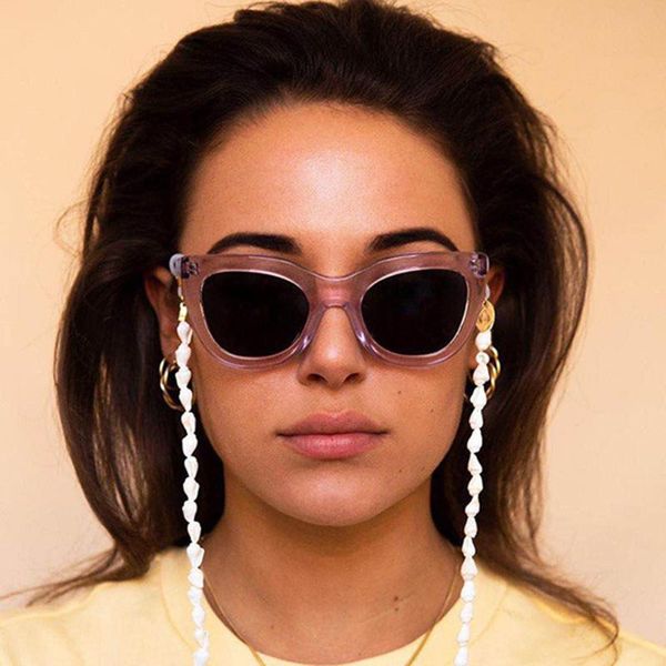 white small conch shell reading glasses chain sunglasses eyewears cord holder neck strap rope necklace eyeglass string lanyard, Silver
white small conch shell reading glasses chain sunglasses eyewears cord holder neck strap rope necklace eyeglass string lanyard, Silver