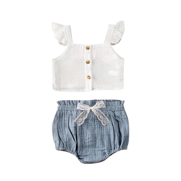 0-24m summer sweet clothing sets newborn infant baby girl outfits clothes ruffles vest t-shirt bow mini shorts, White
0-24m summer sweet clothing sets newborn infant baby girl outfits clothes ruffles vest t-shirt bow mini shorts, White