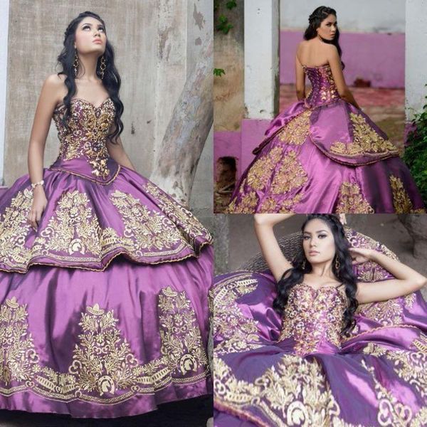 lavender princess quinceanera dresses sweetheart neck ball gown gold appliques prom dress puffy lace up sweet 16 dress princesa vestidos, Blue;red
lavender princess quinceanera dresses sweetheart neck ball gown gold appliques prom dress puffy lace up sweet 16 dress princesa vestidos, Blue;red
