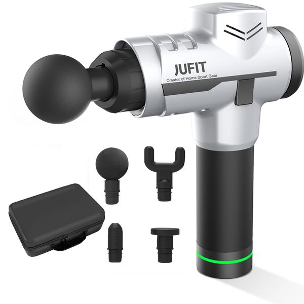jufit muscle massage gun deep tissue massage exercising muscle relaxation products relief body shaping with 4 heads
jufit muscle massage gun deep tissue massage exercising muscle relaxation products relief body shaping with 4 heads