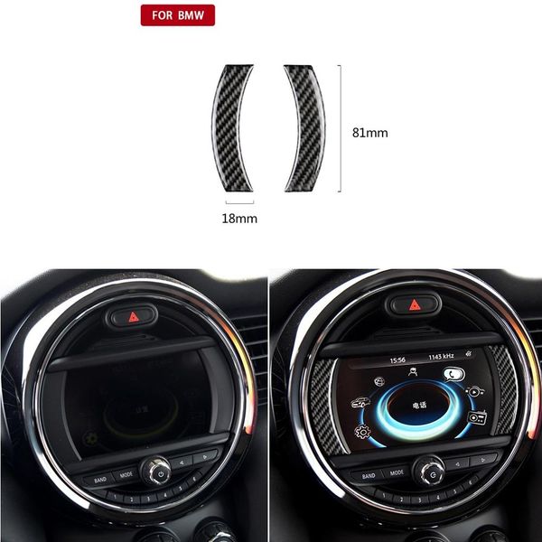 car console navigation screen frame carbon fiber interior trim stirip stickers for mini cooper countryman clubman f54 f55
car console navigation screen frame carbon fiber interior trim stirip stickers for mini cooper countryman clubman f54 f55