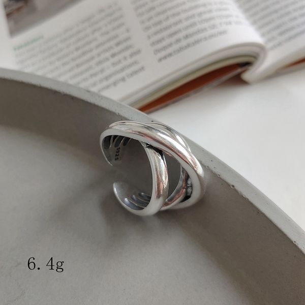 louleur 925 sterling silver crude line weave irregular creative industry style texture rings for women friendship jewelry gift y200321, Slivery;golden
louleur 925 sterling silver crude line weave irregular creative industry style texture rings for women friendship jewelry gift y200321, Slivery;golden