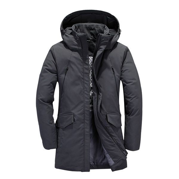 down coat male winter 5xl long trench duck down jacket parkas gray duck windproof coat with hoodes outwear solid jacket, Black
down coat male winter 5xl long trench duck down jacket parkas gray duck windproof coat with hoodes outwear solid jacket, Black