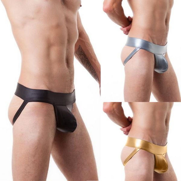 low waist underwear men leather underwear g-strings&thong u convex pouch funny temptation briefs, Black;brown
low waist underwear men leather underwear g-strings&thong u convex pouch funny temptation briefs, Black;brown