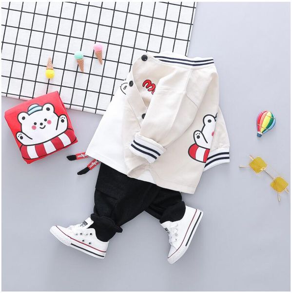 baby boys girls clothing sets 2019 autumn toddler infant clothes suits cartoon coat t shirt pants children kids costume suit, White
baby boys girls clothing sets 2019 autumn toddler infant clothes suits cartoon coat t shirt pants children kids costume suit, White