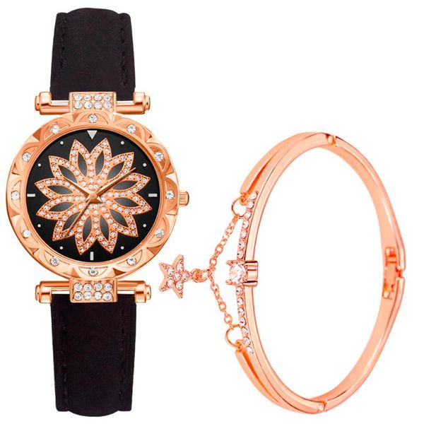 ladies bracelet quartz watch gift simple steel simple star flowers belt mesh strap wristwatch gift for girls, Slivery;brown
ladies bracelet quartz watch gift simple steel simple star flowers belt mesh strap wristwatch gift for girls, Slivery;brown