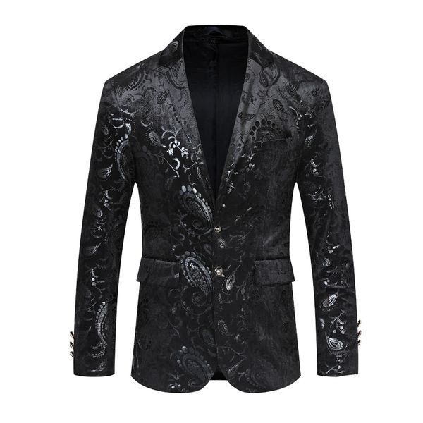 blazer tide mens fashion print blazer hip hop casual male slim fit suit jacket singer, White;black
blazer tide mens fashion print blazer hip hop casual male slim fit suit jacket singer, White;black