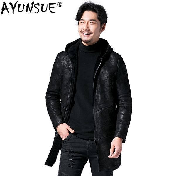 ayunsue genuine leather jacket men sheep shearling real fur coat plus size real fur wool chaqueta cuero hombre c567a15741 kj1114, Black
ayunsue genuine leather jacket men sheep shearling real fur coat plus size real fur wool chaqueta cuero hombre c567a15741 kj1114, Black