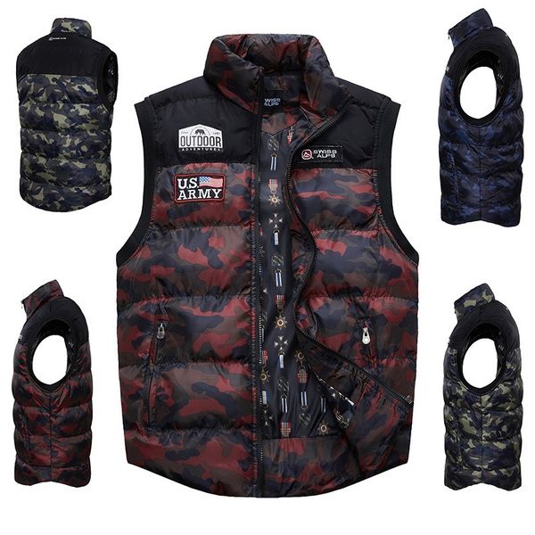 kezrea men waistcoat mens winter sleeveless jacket man atumn windbreak casual vests slim vest camouflage vest, Black;white
kezrea men waistcoat mens winter sleeveless jacket man atumn windbreak casual vests slim vest camouflage vest, Black;white