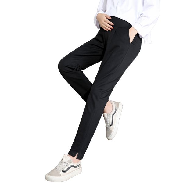 9/10 length cotton maternity pants high waist belly straight pants clothes for pregnant women autumn loose pregnancy, White
9/10 length cotton maternity pants high waist belly straight pants clothes for pregnant women autumn loose pregnancy, White