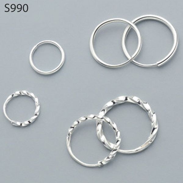 genuine real pure solid s990 silver hoop earrings for women girl child jewelry 925 sterling silver female round earrings bijoux, Golden;silver
genuine real pure solid s990 silver hoop earrings for women girl child jewelry 925 sterling silver female round earrings bijoux, Golden;silver