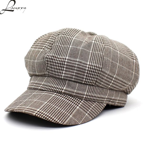 lanxxy 2018 new fashion plaid berets cap cotton linen casual hats for women gorras casquette caps beret female headwear, Blue;gray
lanxxy 2018 new fashion plaid berets cap cotton linen casual hats for women gorras casquette caps beret female headwear, Blue;gray