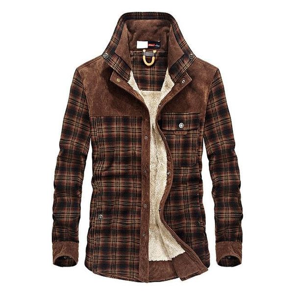 new arrivals men's casual cotton shirts winter thicken wool fleece warm shirts plaid corduroy outerwear male, White;black
new arrivals men's casual cotton shirts winter thicken wool fleece warm shirts plaid corduroy outerwear male, White;black