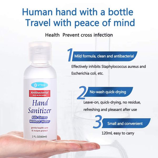 100 hand sanitizer 60ml travel portable hand sanitizer gel anti-bacteria liquid disposable waterless antibacterial hand gel customized logos
100 hand sanitizer 60ml travel portable hand sanitizer gel anti-bacteria liquid disposable waterless antibacterial hand gel customized logos