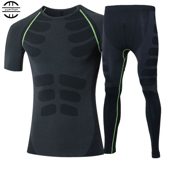 yuerlian compression sport suit short t-shirt fitness pantsuit tights sports leggings gym running set tracksuit men's sportswear, Black;blue
yuerlian compression sport suit short t-shirt fitness pantsuit tights sports leggings gym running set tracksuit men's sportswear, Black;blue