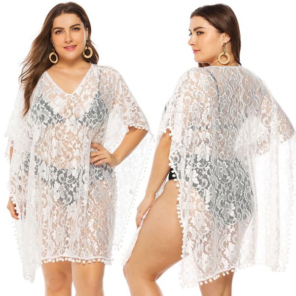 beach dress pareo summer cover up pareos woman beachwear cape skirt big yards irregular patchwork white ball neck lace, Blue;gray
beach dress pareo summer cover up pareos woman beachwear cape skirt big yards irregular patchwork white ball neck lace, Blue;gray