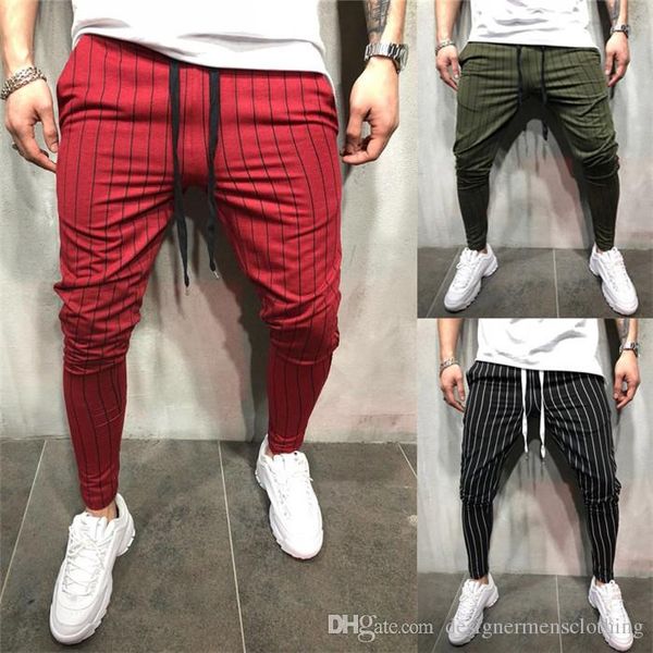 mens sports pants skinny fitness men drawstring trousers causal striped running pencil pants male fashion clothing, Black
mens sports pants skinny fitness men drawstring trousers causal striped running pencil pants male fashion clothing, Black