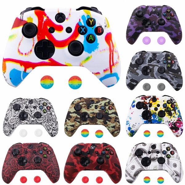 yl5sx 1set silicone protective case grips cover cap for xbox one x gaming s controller
yl5sx 1set silicone protective case grips cover cap for xbox one x gaming s controller