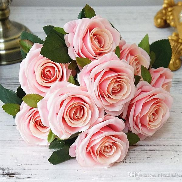 10 heads artificial rose flowers wedding bridal holding real touch fake rose flower bouquet for home garden decoration florals wholesale
10 heads artificial rose flowers wedding bridal holding real touch fake rose flower bouquet for home garden decoration florals wholesale