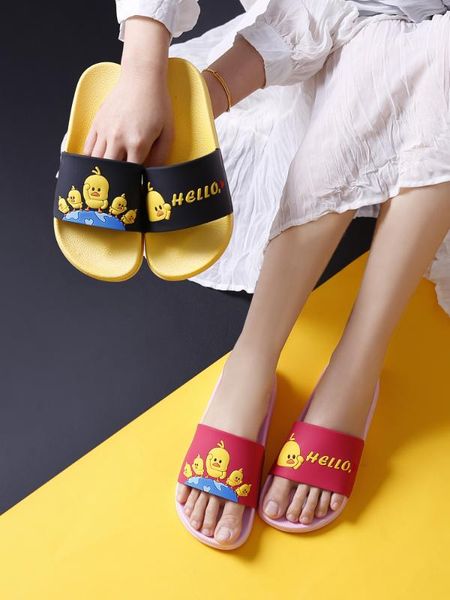 cartoon slides women summer slippers cute chick soft sole home slippers indoor & outdoor ladies sandals women shoes flip flops, Black
cartoon slides women summer slippers cute chick soft sole home slippers indoor & outdoor ladies sandals women shoes flip flops, Black