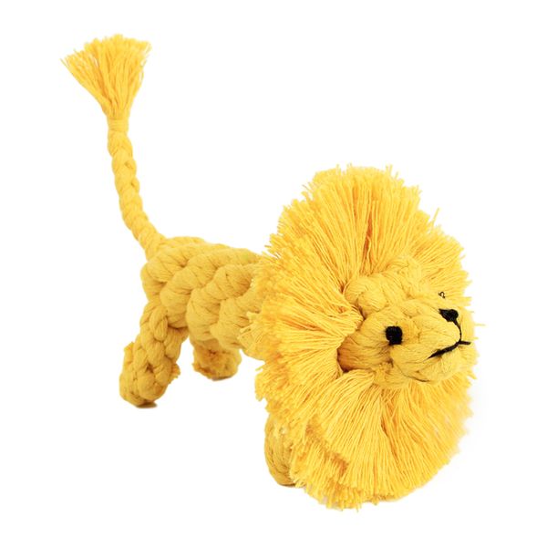 modeling cotton rope -manual weaving lion shape 15.5cm pet dog multi-strand knot resistant molar toy dog toys for small dogs
modeling cotton rope -manual weaving lion shape 15.5cm pet dog multi-strand knot resistant molar toy dog toys for small dogs