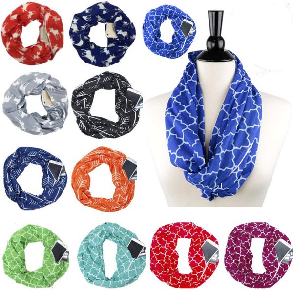 new women infinity scarves with zipper pocket lightweight arrow star elk print ring scarves storage bib christmas party favor gift xd21217
new women infinity scarves with zipper pocket lightweight arrow star elk print ring scarves storage bib christmas party favor gift xd21217