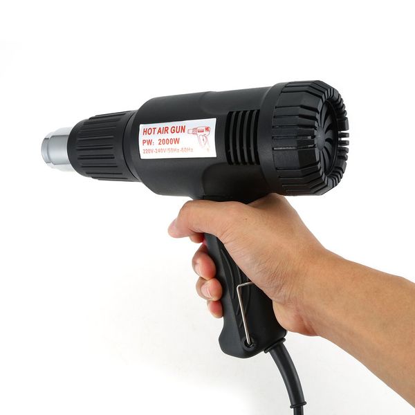 2000w temperature adjustable electric heat air gun blower shrink paint stripper thermal power tool
2000w temperature adjustable electric heat air gun blower shrink paint stripper thermal power tool
