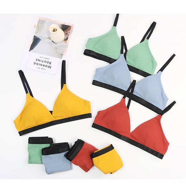 cinoon 2019 new women fashion cotton lingerie wireless bras for women push up bra set comfortable underwear ing, Red;black
cinoon 2019 new women fashion cotton lingerie wireless bras for women push up bra set comfortable underwear ing, Red;black