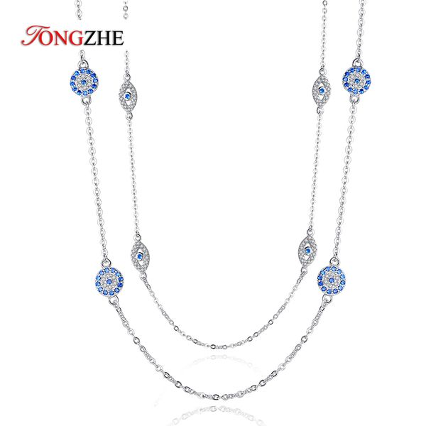 tongzhe 925 sterling silver necklace round pendant evil eye necklaces blue zircon long link chain turkey jewelry gifts for women
tongzhe 925 sterling silver necklace round pendant evil eye necklaces blue zircon long link chain turkey jewelry gifts for women