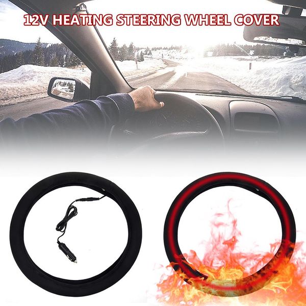 38cm 12v auto car lighter plug heated heating electric steering wheel cover universal wheel steering cover car interior styling
38cm 12v auto car lighter plug heated heating electric steering wheel cover universal wheel steering cover car interior styling