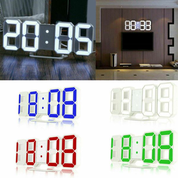 modern digital 3d led wall clock alarm clock snooze 12/24 hour display home decoration office table desk
modern digital 3d led wall clock alarm clock snooze 12/24 hour display home decoration office table desk