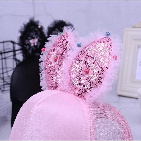 cute baby hat spring summer baby girl baseball cap glitter sequin rabbit ear pearl kids hat girls sun hats for children, Yellow
cute baby hat spring summer baby girl baseball cap glitter sequin rabbit ear pearl kids hat girls sun hats for children, Yellow