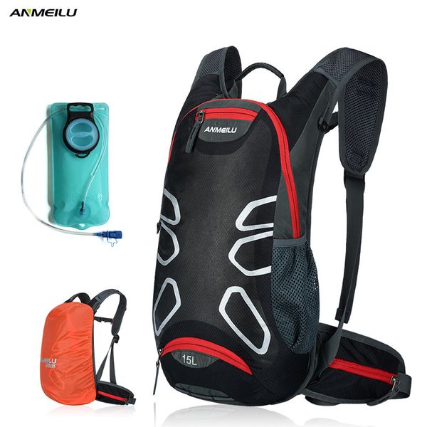 anmeilu 15l waterproof camping backpack with rain cover 2l water bag outdoor sports bag bike cycling hiking climbing backpack
anmeilu 15l waterproof camping backpack with rain cover 2l water bag outdoor sports bag bike cycling hiking climbing backpack